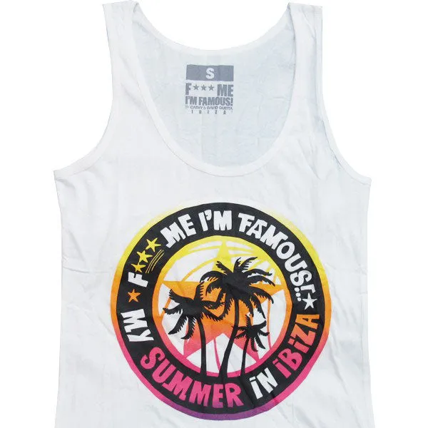 David Guetta F Me I'm Famous Ibiza Palms Women's Vest