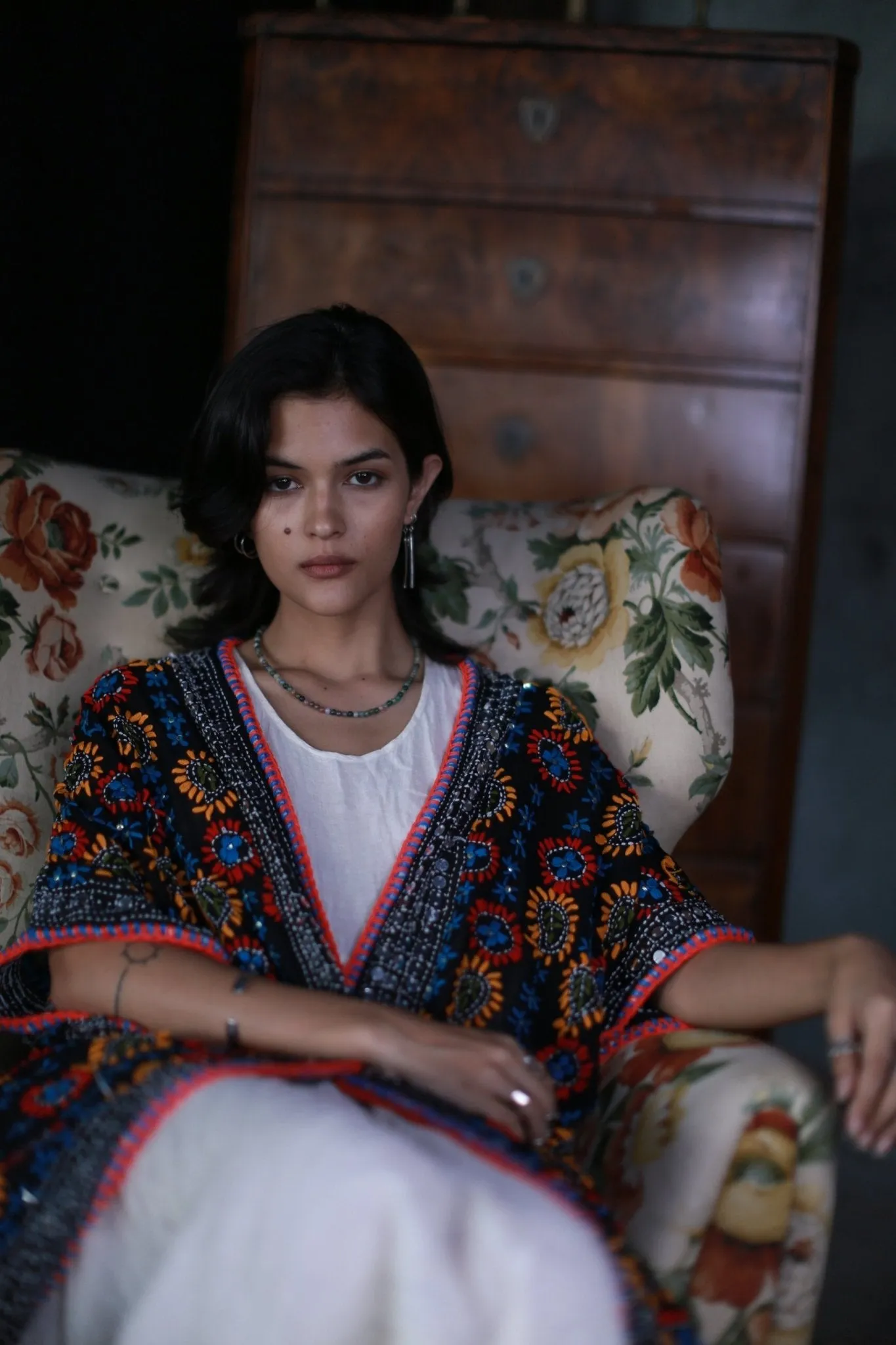 Embroidered Kimono Elida