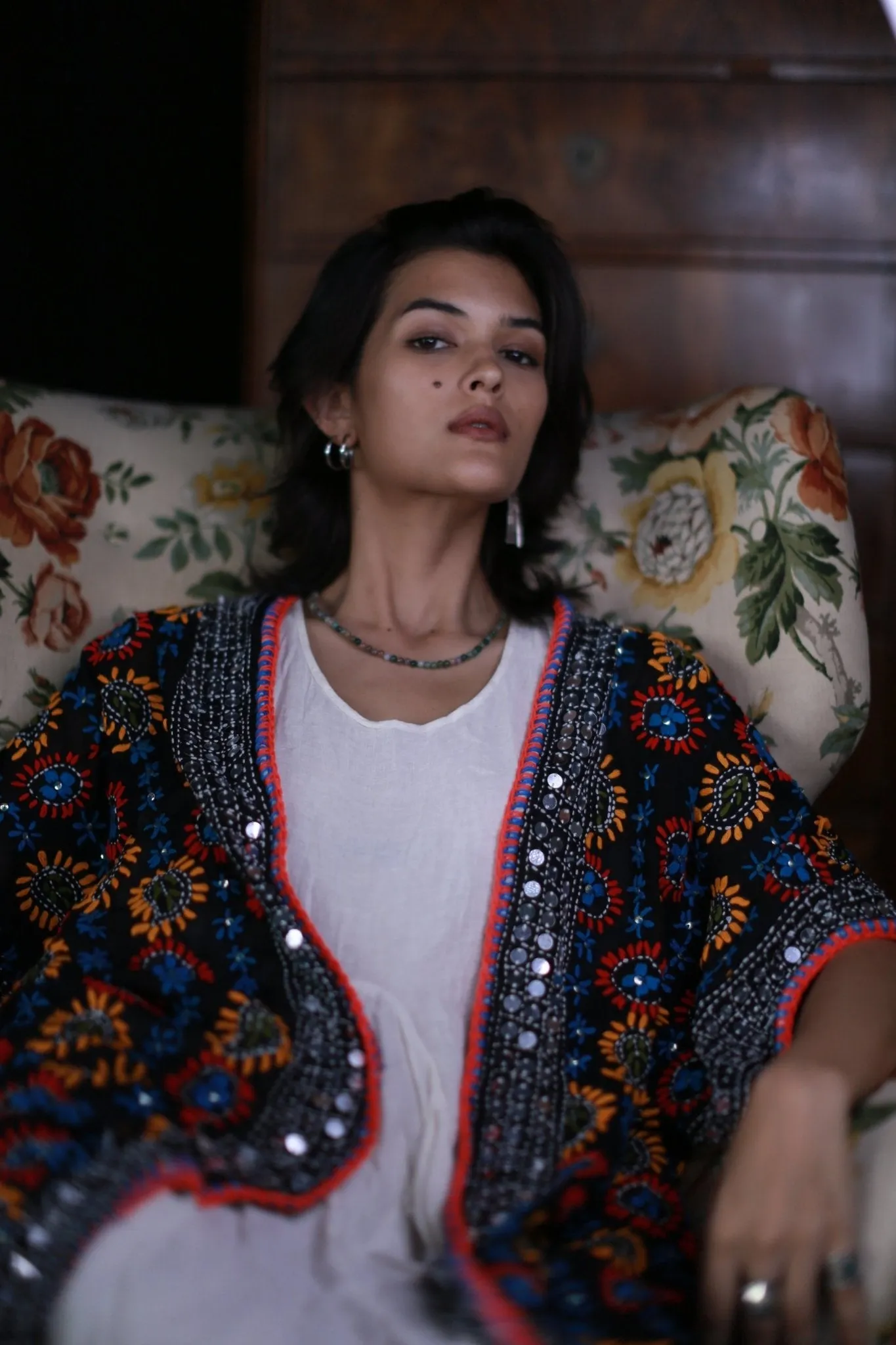 Embroidered Kimono Elida