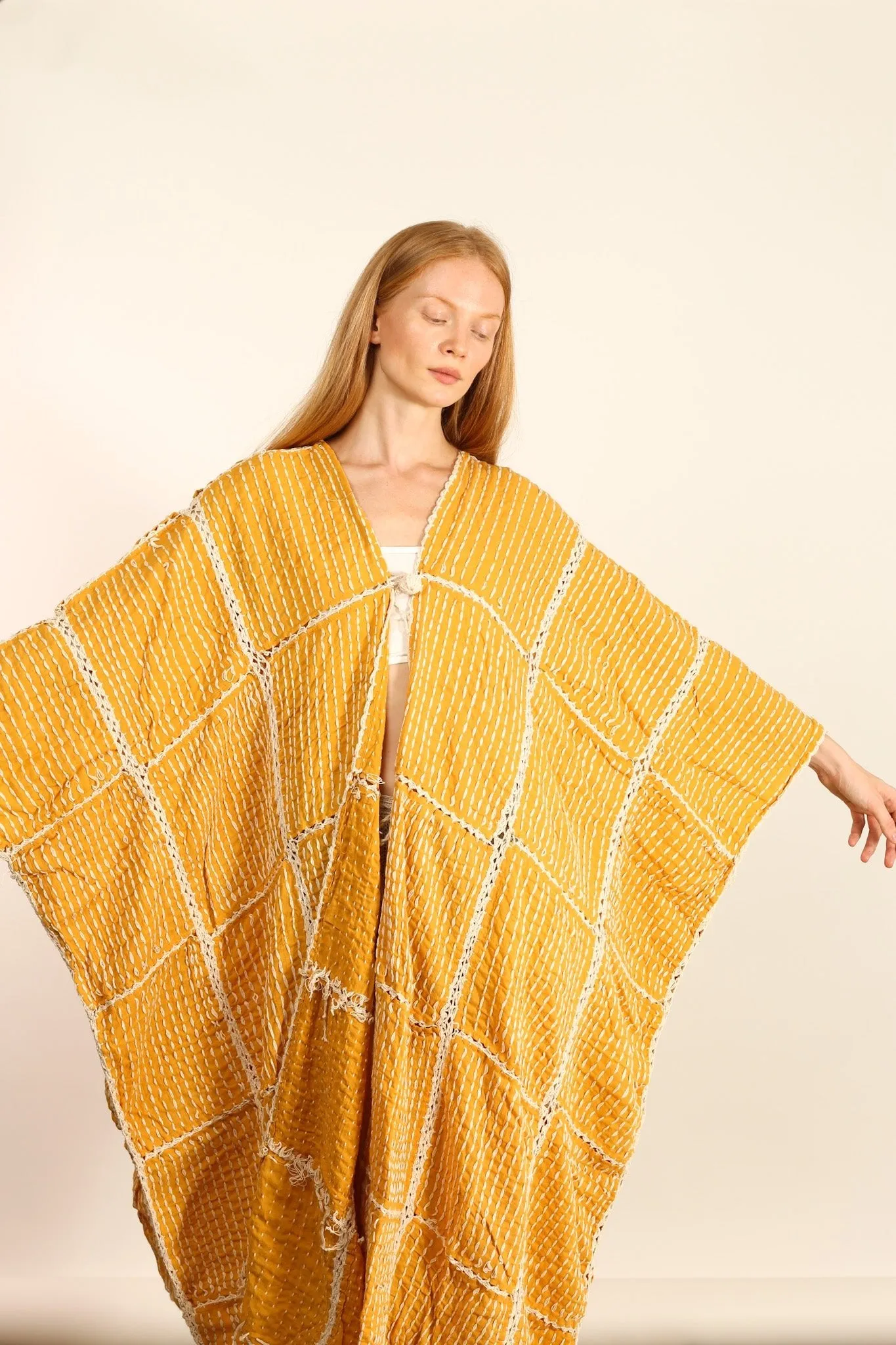 EMBROIDERED STITCH KIMONO LOLITA