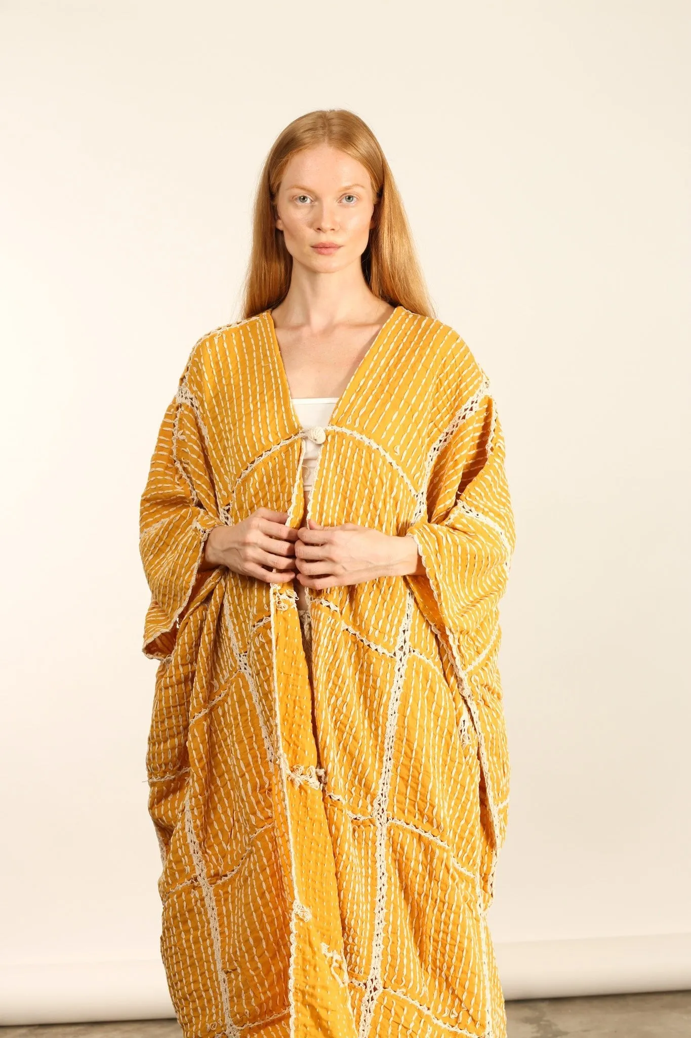 EMBROIDERED STITCH KIMONO LOLITA