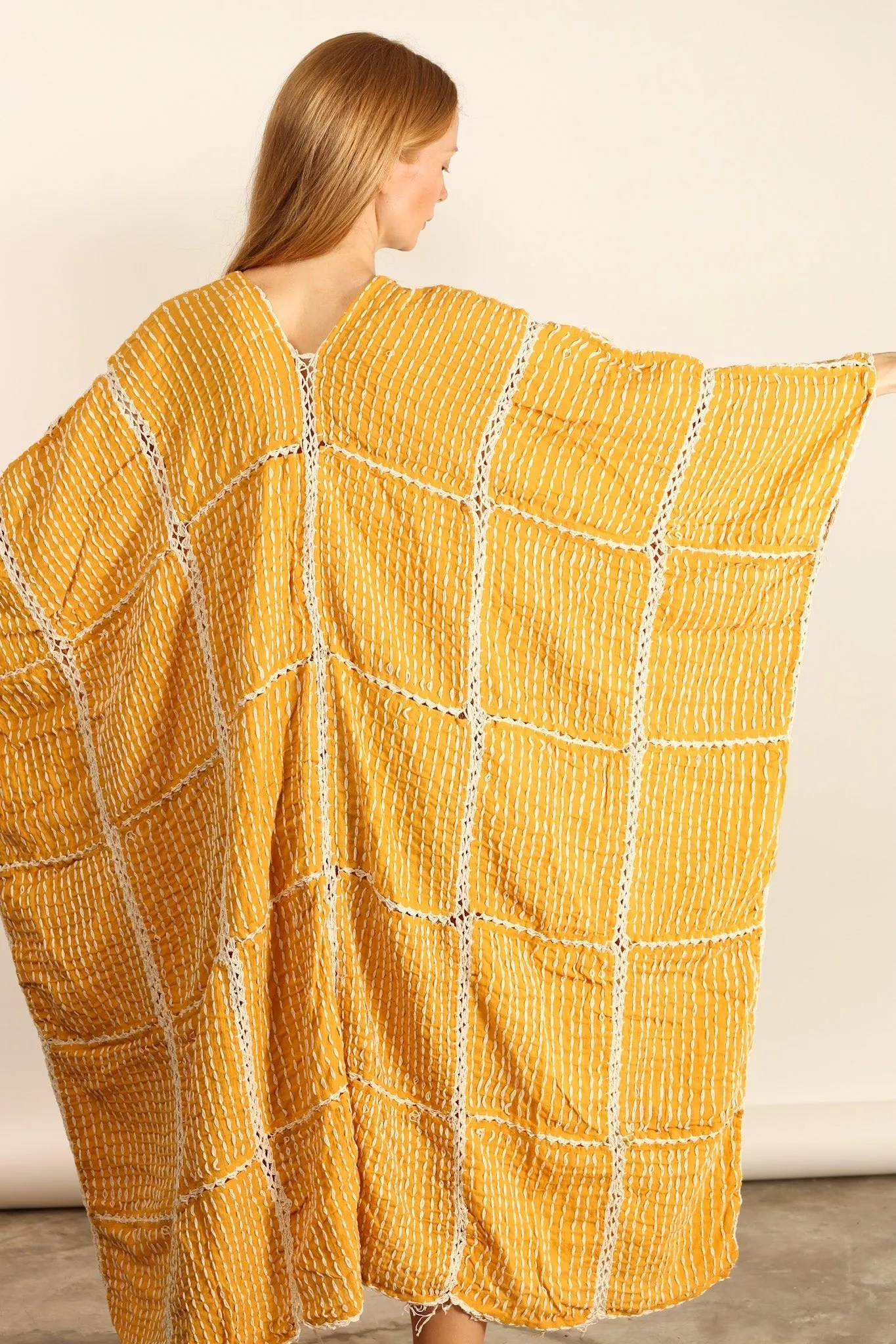EMBROIDERED STITCH KIMONO LOLITA