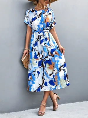 Fashion Backless Midi Dress