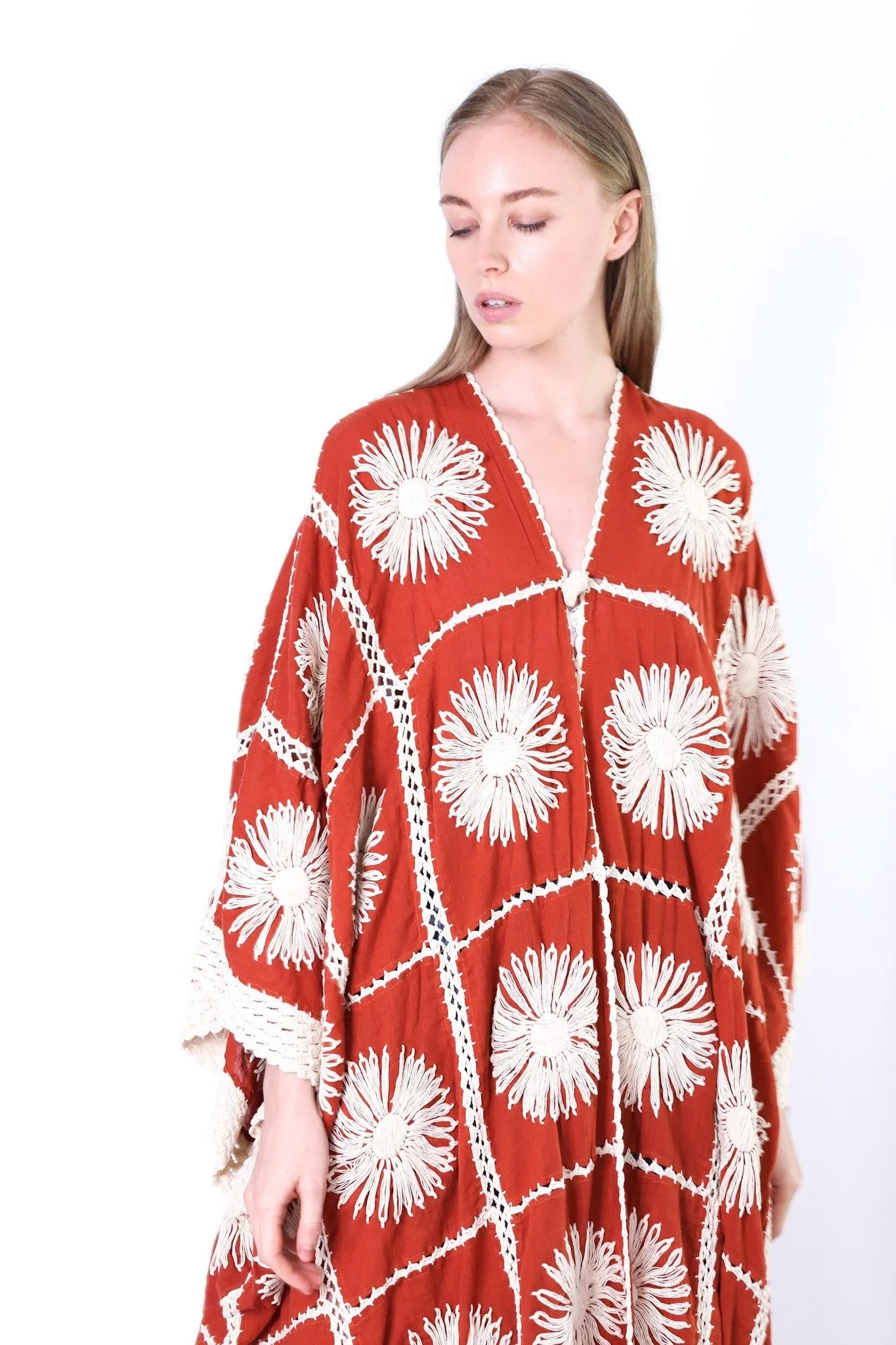 FLORA CROCHET KIMONO DUSTER