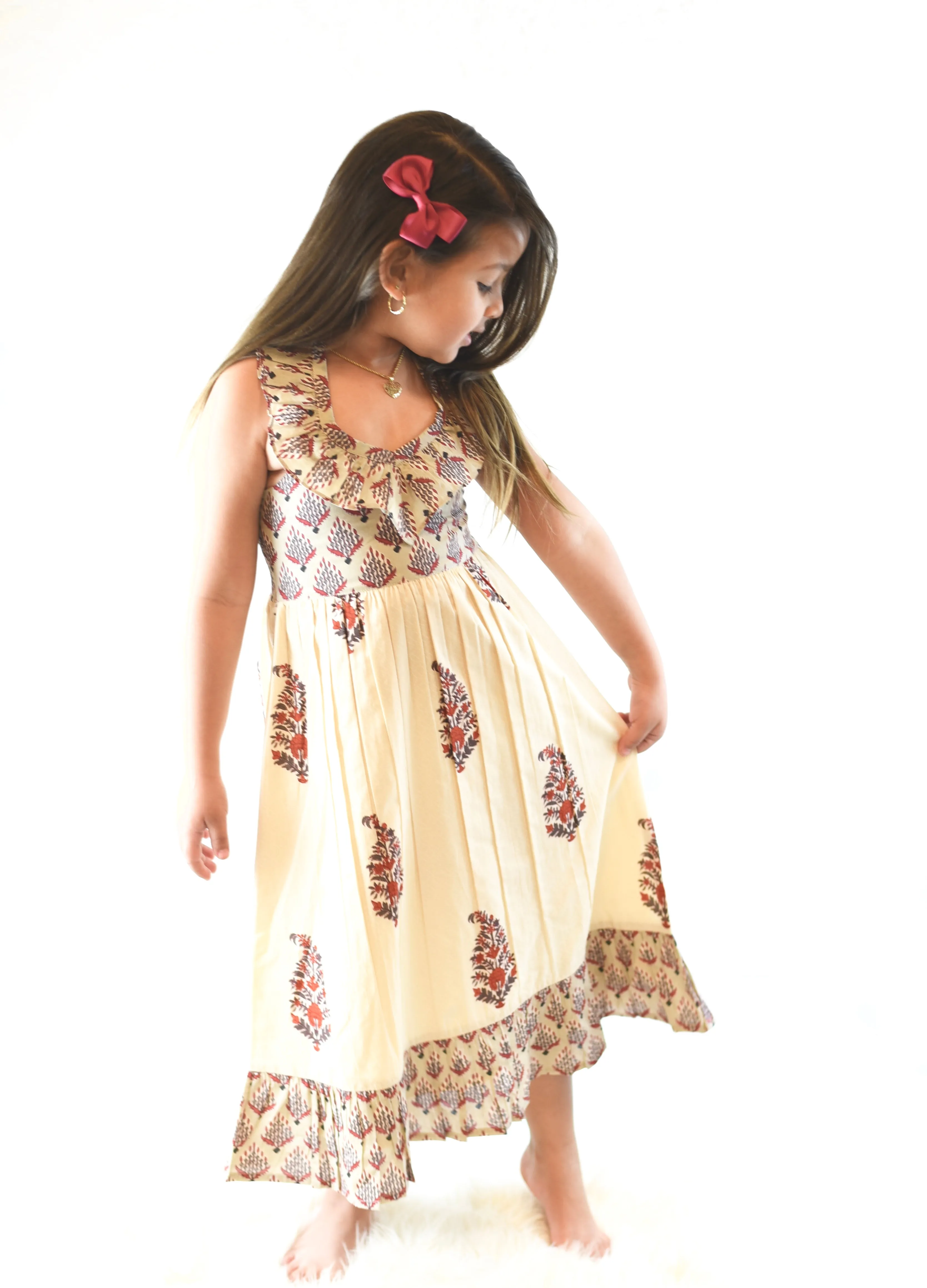 Floral Halter Maxi Dress