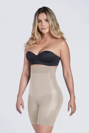 High waist thermal shorts