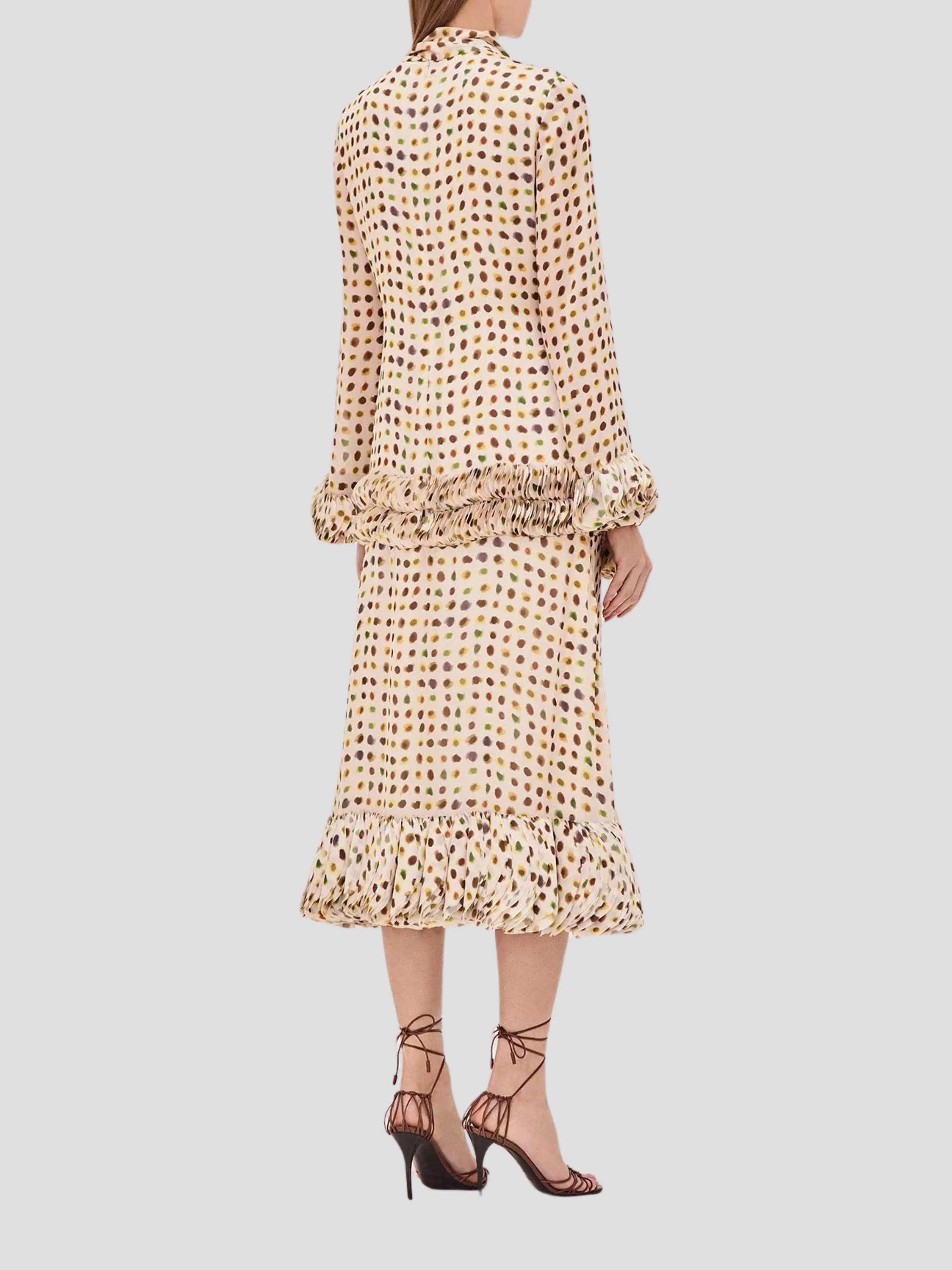 Hilana Painted Dot Dress