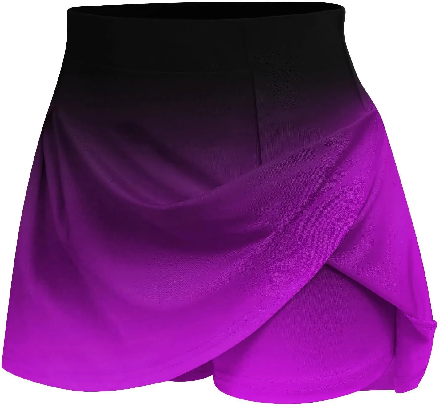 hlysgo Women Tennis Skirts High Waisted Athletic Skorts Summer Running Workout Skort Shorts 2 in 1 Sport Pickleball Shorts