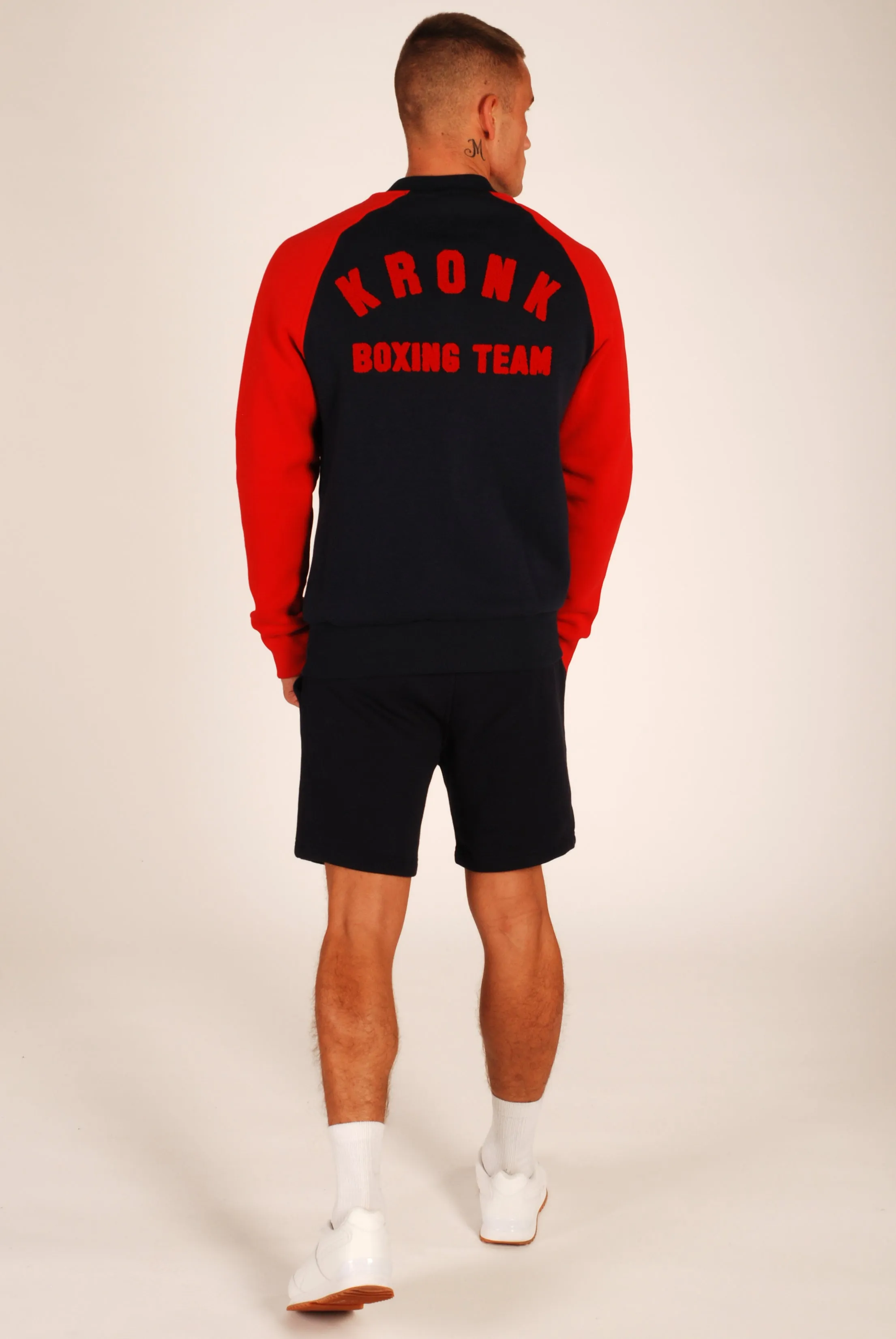 KRONK Detroit Sweatshirt Jacket Navy