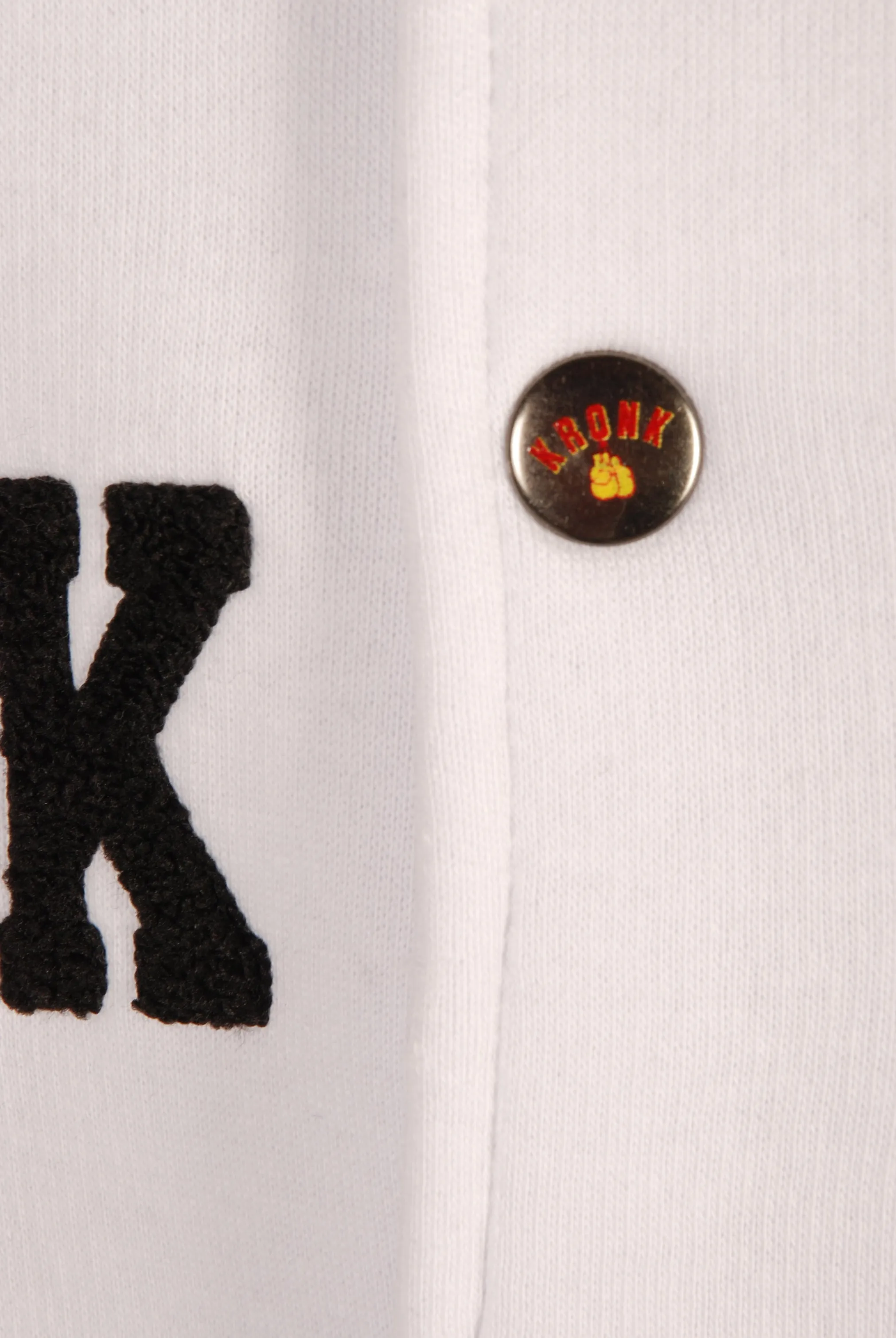 KRONK Detroit Sweatshirt Jacket White