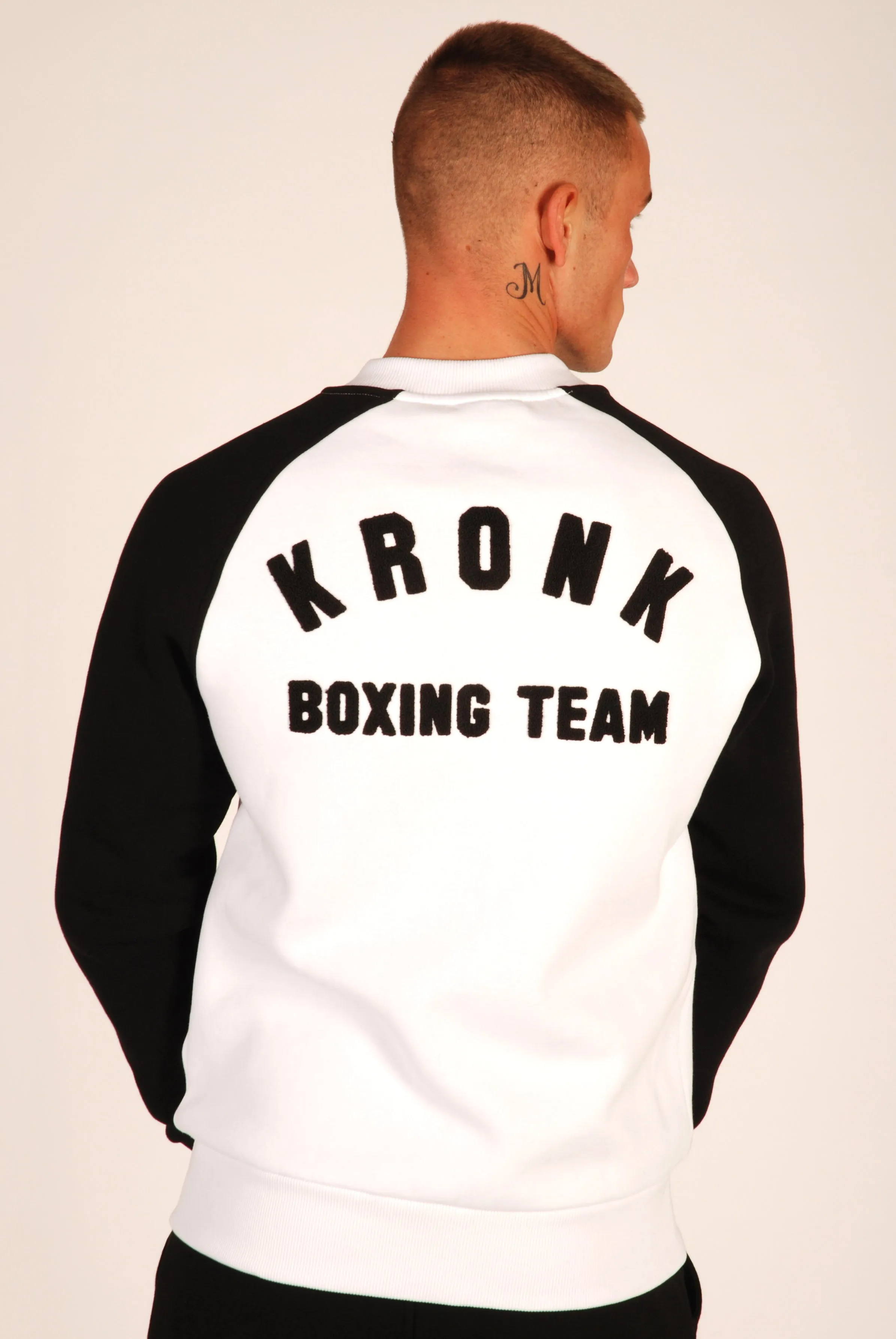 KRONK Detroit Sweatshirt Jacket White