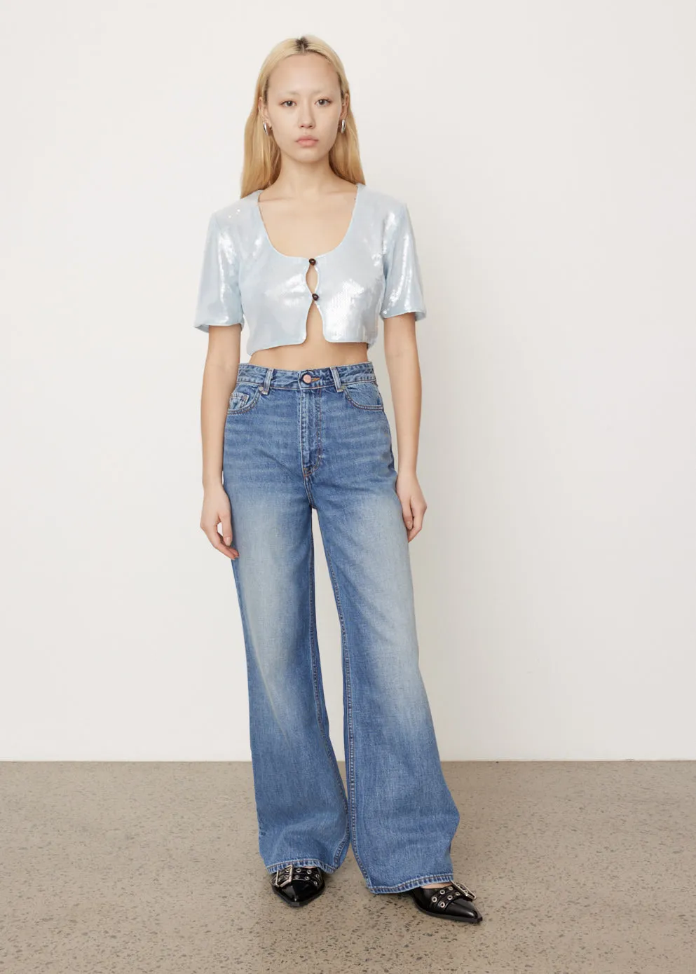 Light Sequins Blouse