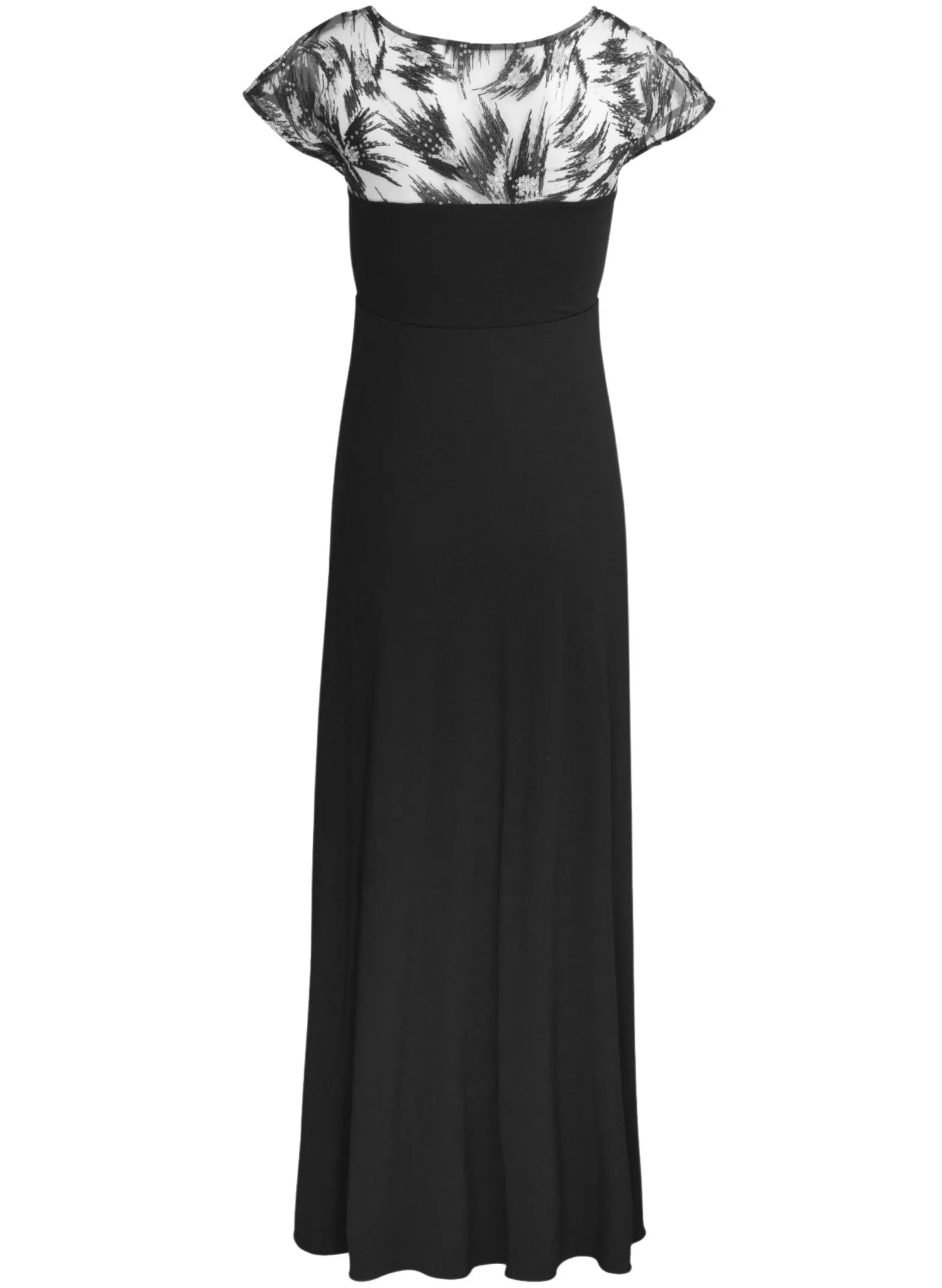 Marie Maternity Gown - Vintage Noir