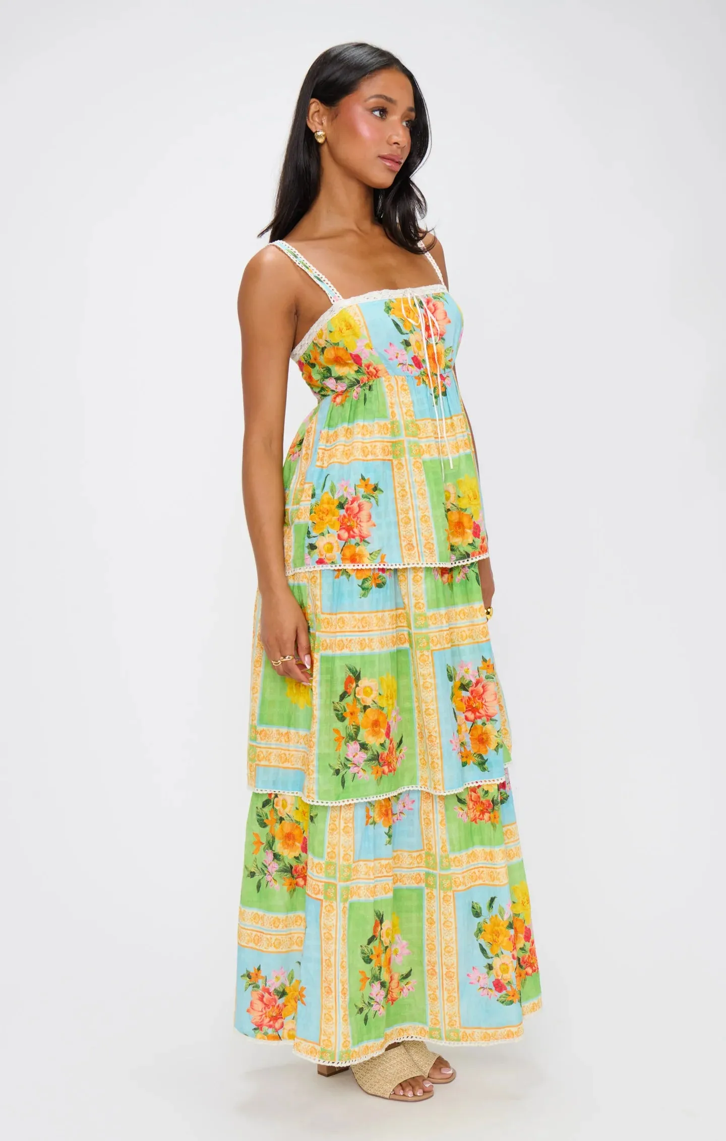 Peyton Midi Dress Country Bouquet