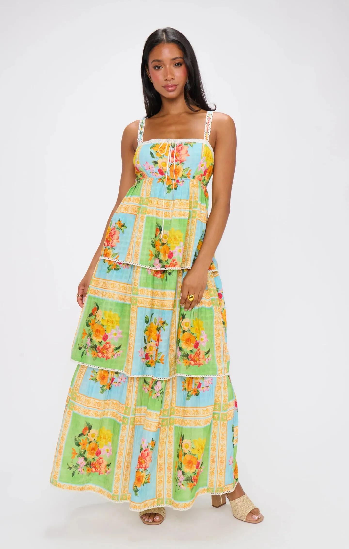 Peyton Midi Dress Country Bouquet