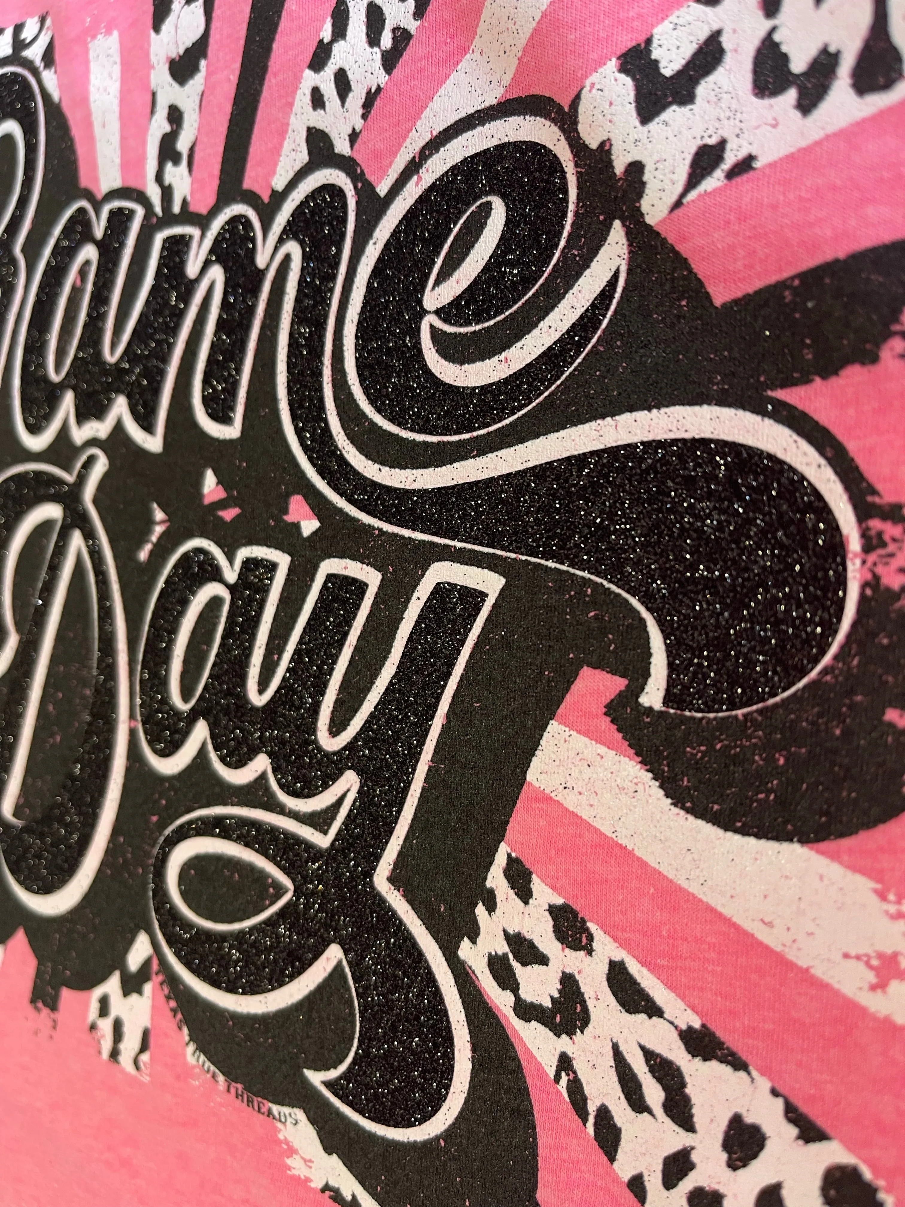 Pink Out Game Day Graphic Tee - Neon Pink
