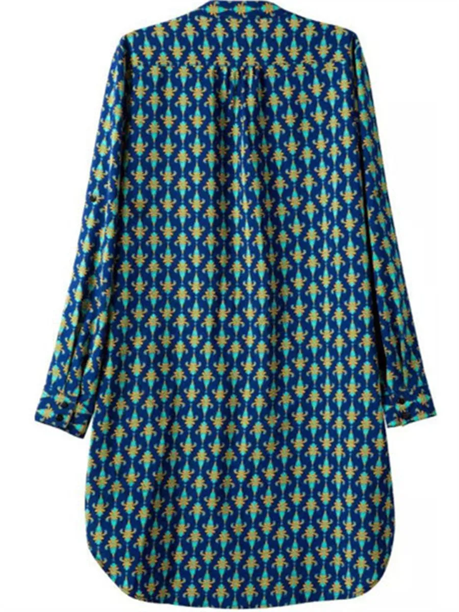 Romantic Idyllic Bohemian Vintage Floral Dress