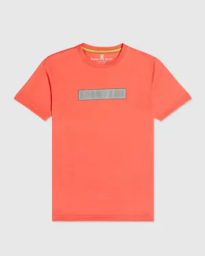 Rushup Reflective Tee (Neon Coral)