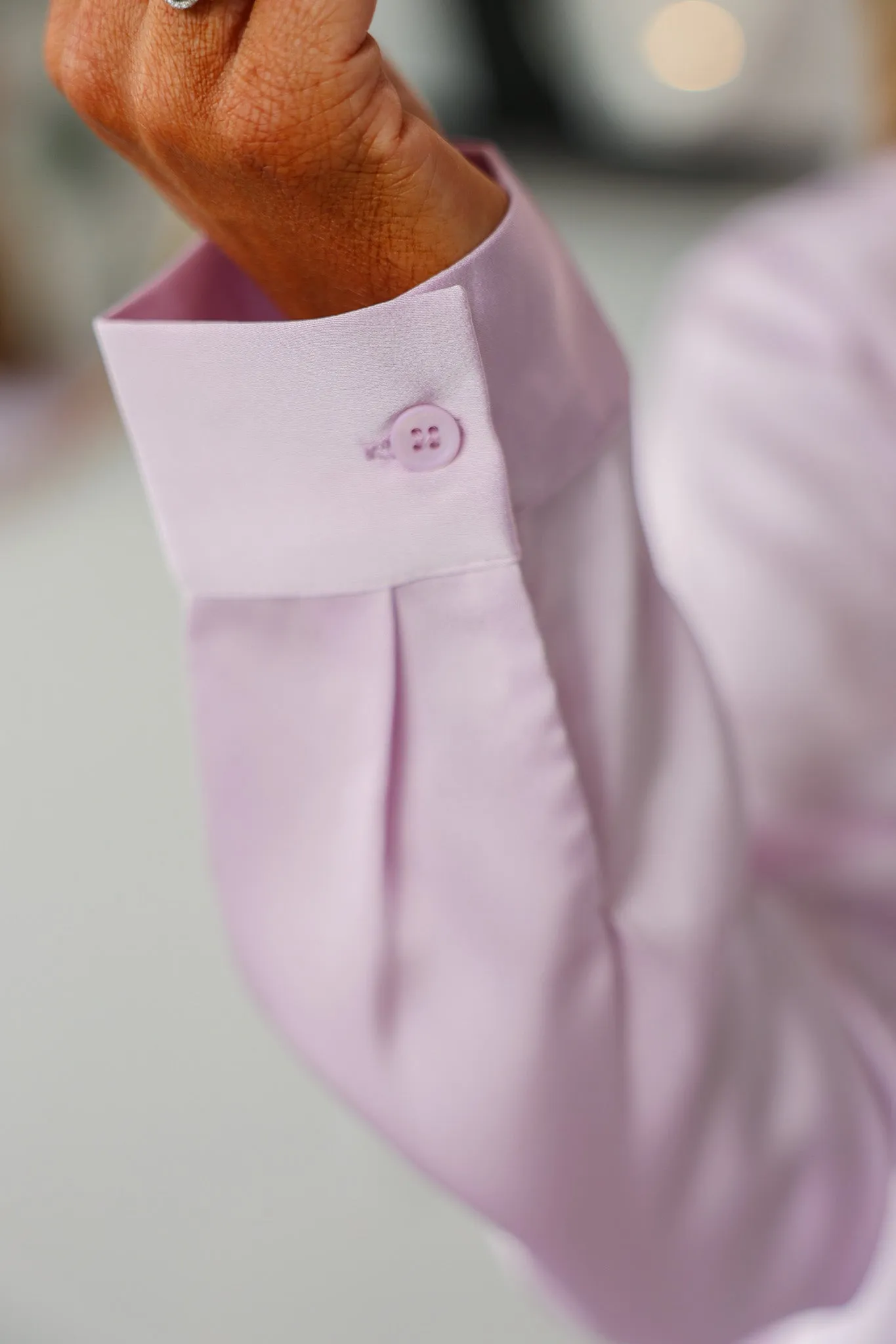Satin Blouse - Lilac