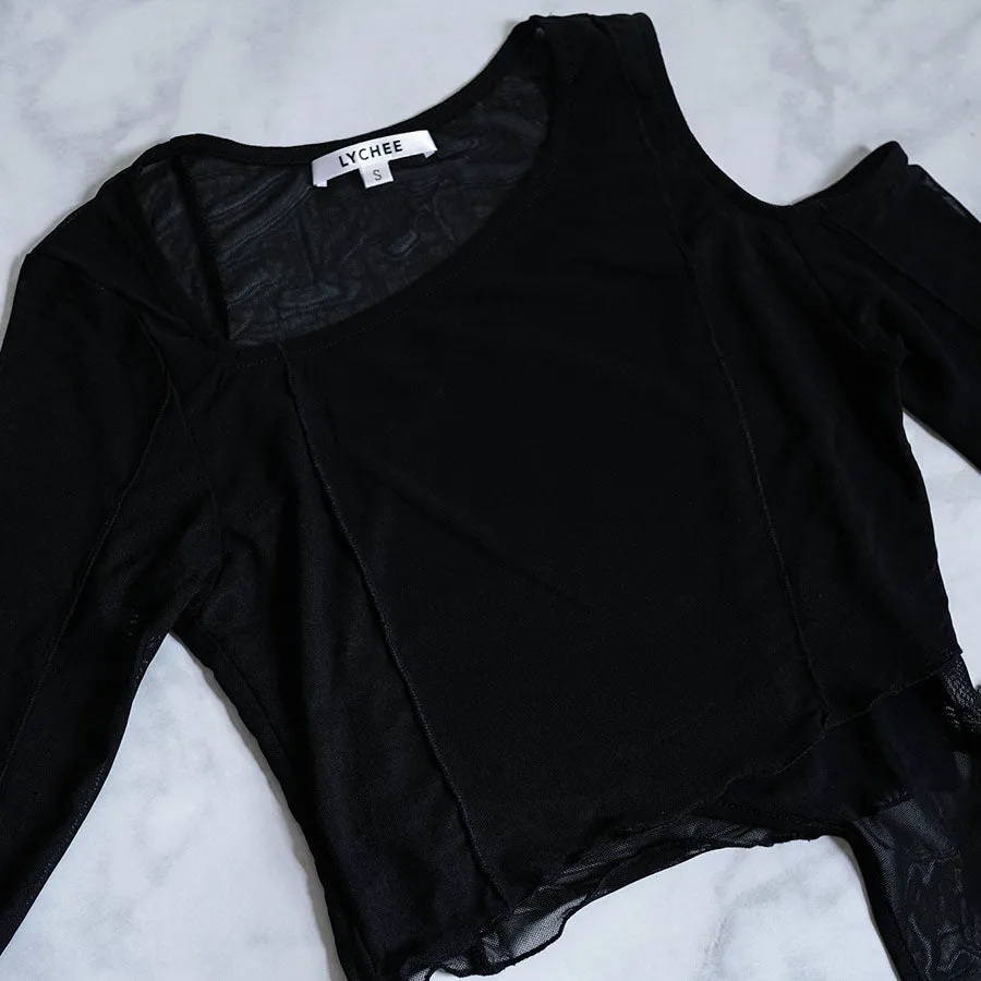 Soba Asymmetrical Mesh Top