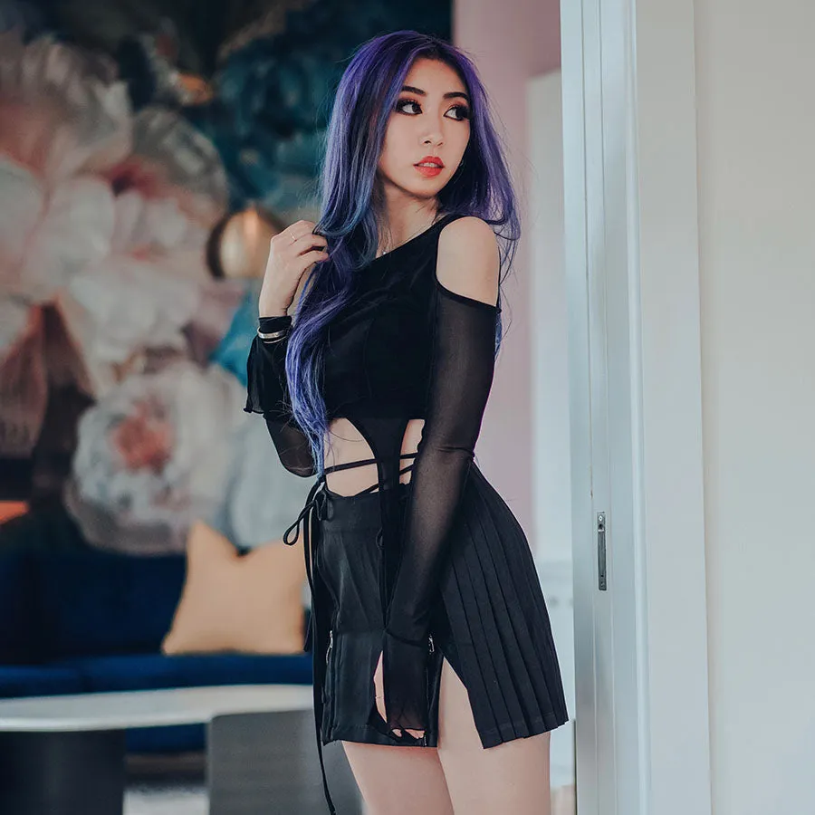 Soba Asymmetrical Mesh Top