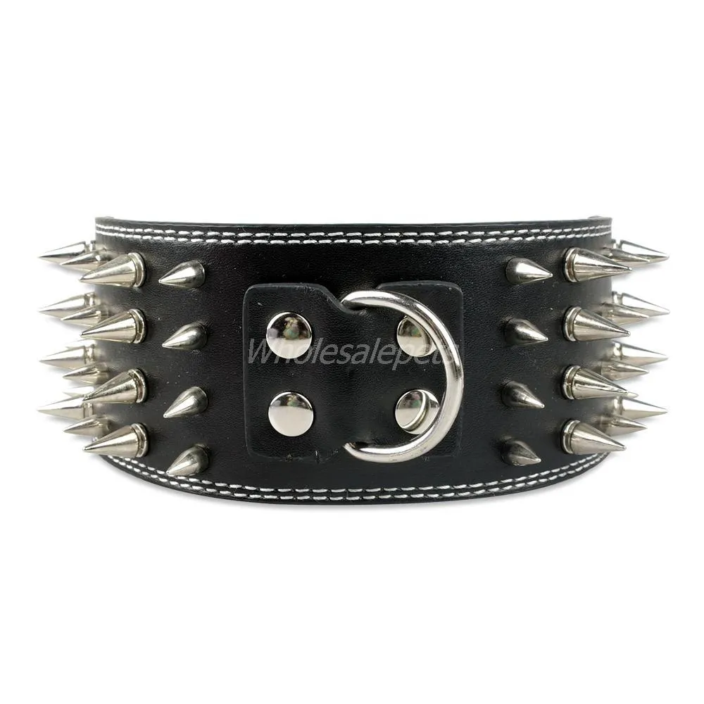 Studded Leather Dog Collar