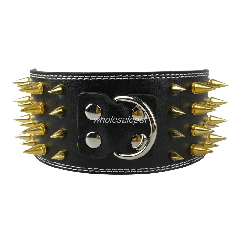 Studded Leather Dog Collar