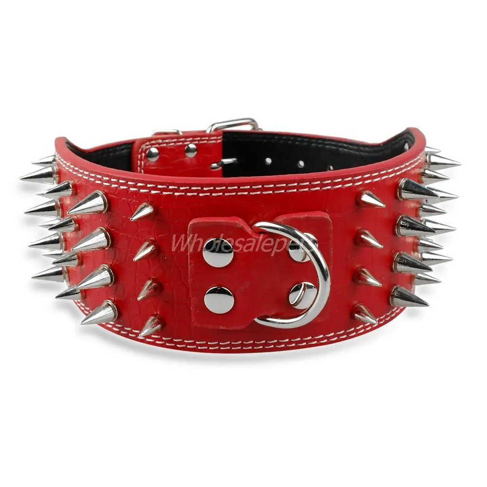 Studded Leather Dog Collar