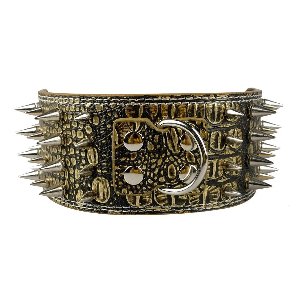 Studded Leather Dog Collar