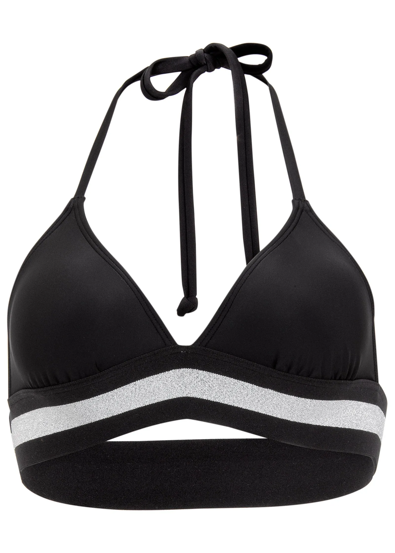 Triangle Bikini Top - Black Beauty