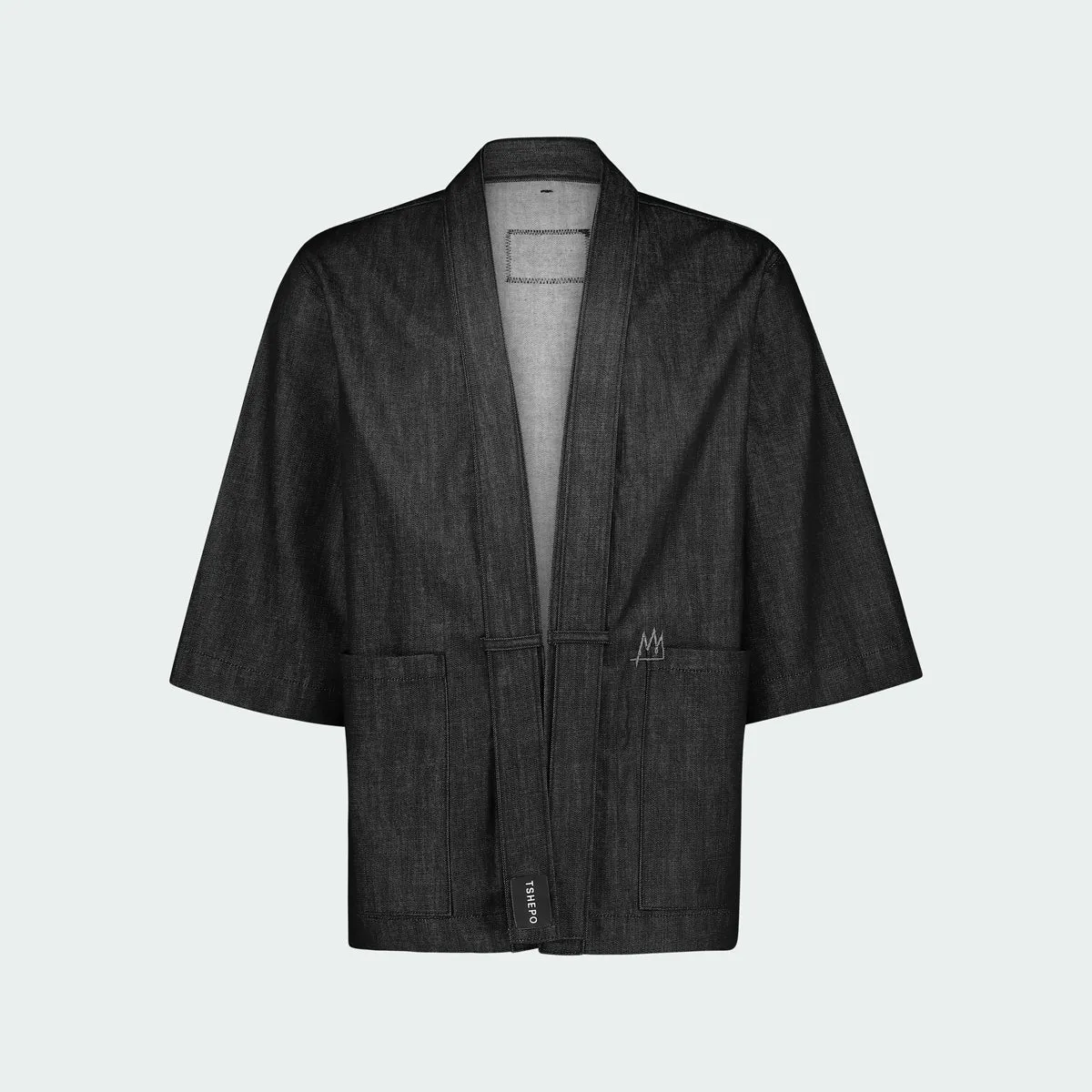TSHEPO KIMONO, SILVER BLUE