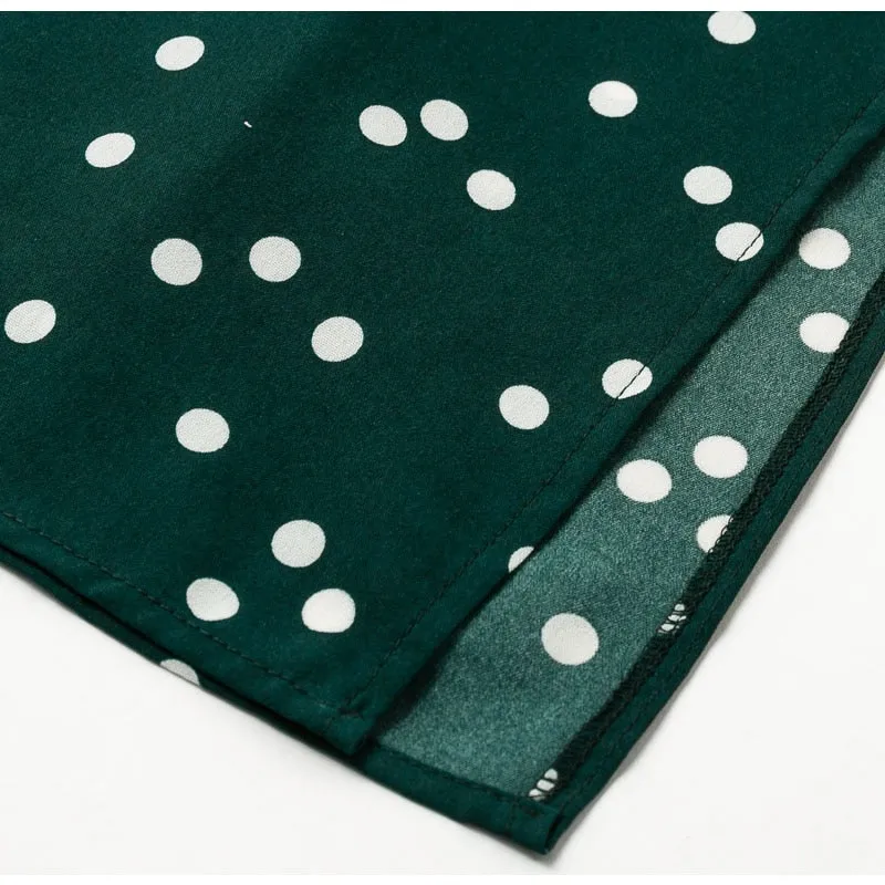 VenusFox Lace polka Dot Vintage Dress