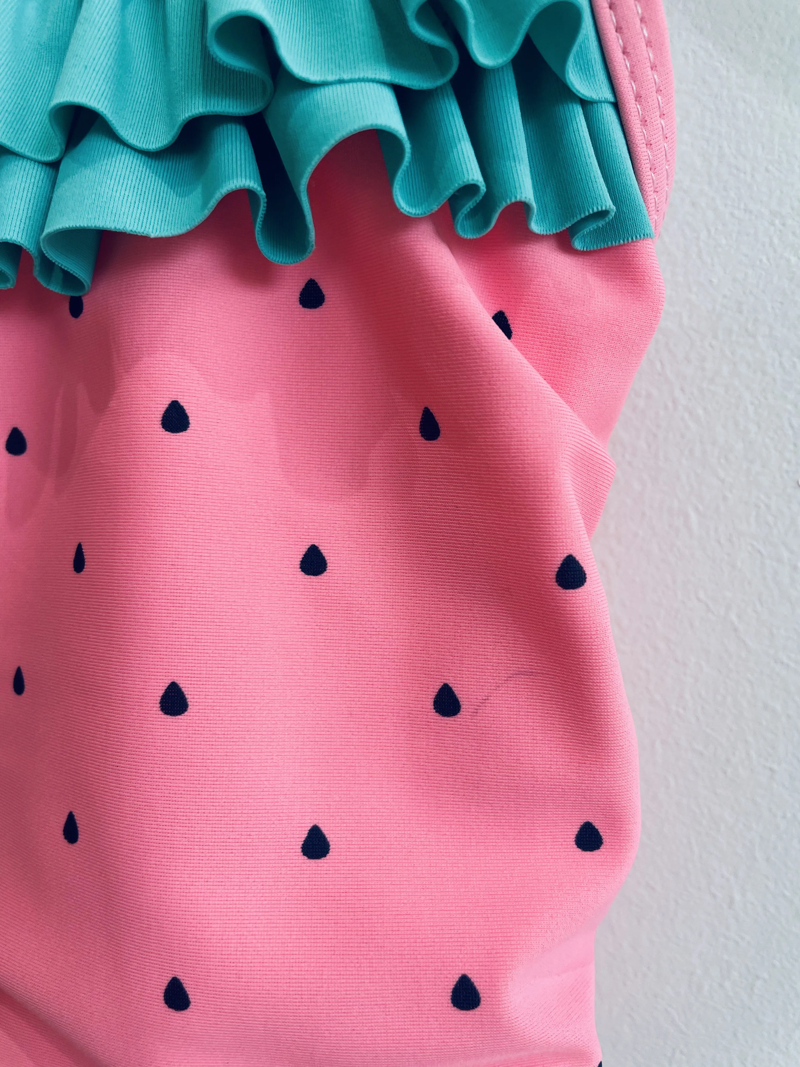 Watermelon Swim Set (tiny mark on top) // 9M