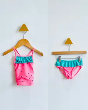 Watermelon Swim Set (tiny mark on top) // 9M